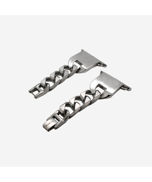 SILVERTAG（シルバータグ）の「APPLE WATCH STRAP NAST-PSS13 アップルウォッチチェーンメタルシルバーストラップ（デジタル腕時計・メンズ・その他・XXX-LARGE/S/M/L/XL/XXL）」の4枚目の写真