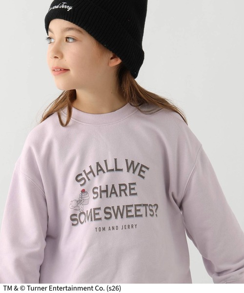 Tom＆Jerry（トムアンドジェリー）の「TOM and JERRY/スウェット/625162（スウェット・キッズ・ネイビー/ライトグレー/チャコールグレー/ホワイト系その他2/ライトピンク・130cm/160cm/150cm/140cm）」の5枚目の写真
