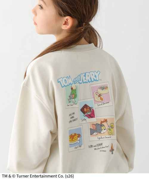 Tom＆Jerry（トムアンドジェリー）の「TOM and JERRY/スウェット/625162（スウェット・キッズ・ネイビー/ライトグレー/チャコールグレー/ホワイト系その他2/ライトピンク・130cm/160cm/150cm/140cm）」の21枚目の写真