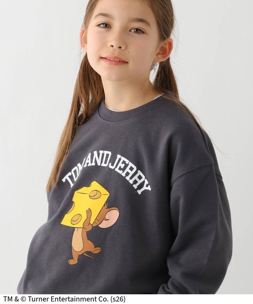 Tom＆Jerry（トムアンドジェリー）の「TOM and JERRY/スウェット/625162（スウェット・キッズ・ネイビー/ライトグレー/チャコールグレー/ホワイト系その他2/ライトピンク・130cm/160cm/150cm/140cm）」の11枚目の写真