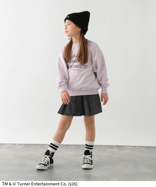 Tom＆Jerry（トムアンドジェリー）の「TOM and JERRY/スウェット/625162（スウェット・キッズ・ネイビー/ライトグレー/チャコールグレー/ホワイト系その他2/ライトピンク・130cm/160cm/150cm/140cm）」の17枚目の写真