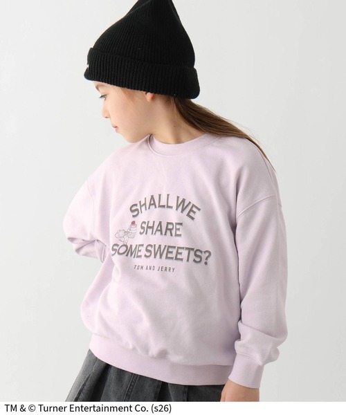 Tom＆Jerry（トムアンドジェリー）の「TOM and JERRY/スウェット/625162（スウェット・キッズ・ネイビー/ライトグレー/チャコールグレー/ホワイト系その他2/ライトピンク・130cm/160cm/150cm/140cm）」の14枚目の写真