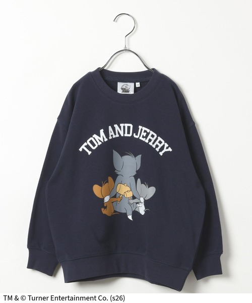Tom＆Jerry（トムアンドジェリー）の「TOM and JERRY/スウェット/625162（スウェット・キッズ・ネイビー/ライトグレー/チャコールグレー/ホワイト系その他2/ライトピンク・130cm/160cm/150cm/140cm）」の18枚目の写真