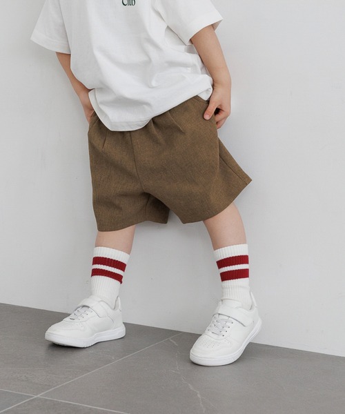 LOWRYS FARM（ローリーズファーム）の「ホップサックショートパンツ　 603211（その他パンツ・キッズ・ベージュ/ブラウン/チャコールグレー・140cm/130cm/120cm/110cm/150cm）」の3枚目の写真