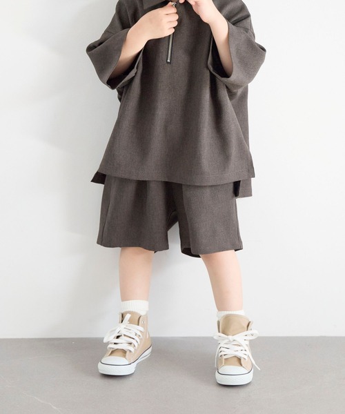 LOWRYS FARM（ローリーズファーム）の「ホップサックショートパンツ　 603211（その他パンツ・キッズ・ベージュ/ブラウン/チャコールグレー・140cm/130cm/120cm/110cm/150cm）」の2枚目の写真