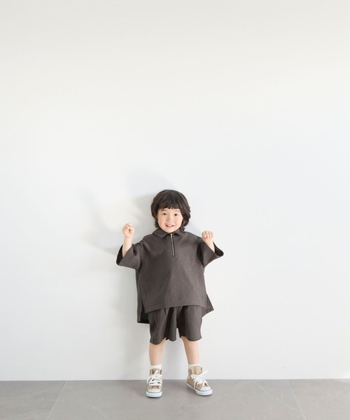 LOWRYS FARM（ローリーズファーム）の「ホップサックショートパンツ　 603211（その他パンツ・キッズ・ベージュ/ブラウン/チャコールグレー・140cm/130cm/120cm/110cm/150cm）」の4枚目の写真