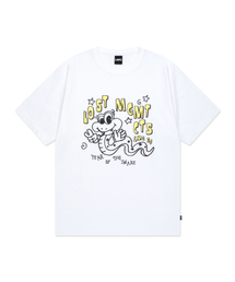 SNAKE TEE white