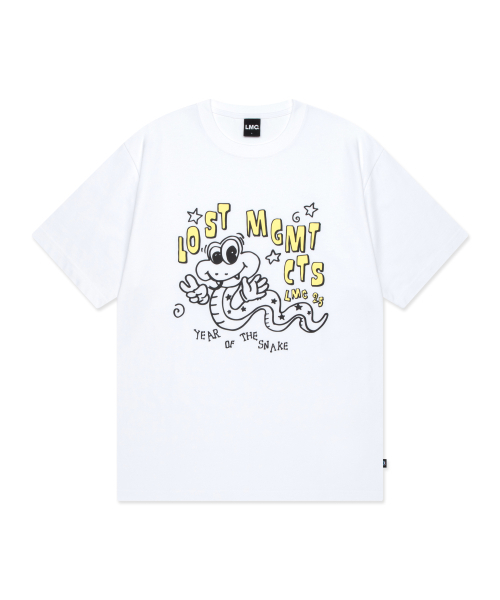 LMCの「SNAKE TEE white(Tシャツ/カットソー・レディース・その他・S/M/L/XL)」の1枚目の写真