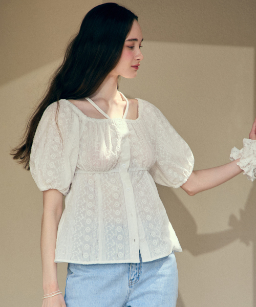 ◇幻◇ 希少新品 定価3.2万円 ADORE VERY ライトグラグランブラウス 