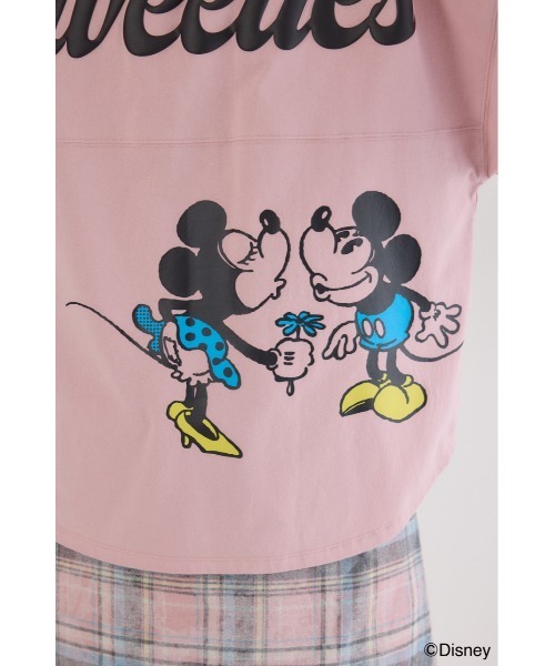 RODEO CROWNS WIDE BOWL(ロデオクラウンズワイドボウル)の「(Disney)ロングスリーブトップス(Tシャツ/カットソー・レディース・ブラウン/ブラック/ライトピンク/オフホワイト・MEDIUM/LARGE)」の10枚目の写真