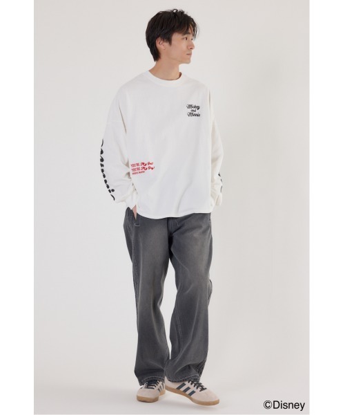 RODEO CROWNS WIDE BOWL(ロデオクラウンズワイドボウル)の「(Disney)ロングスリーブトップス(Tシャツ/カットソー・レディース・ブラウン/ブラック/ライトピンク/オフホワイト・MEDIUM/LARGE)」の19枚目の写真