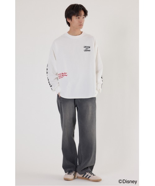 RODEO CROWNS WIDE BOWL(ロデオクラウンズワイドボウル)の「(Disney)ロングスリーブトップス(Tシャツ/カットソー・レディース・ブラウン/ブラック/ライトピンク/オフホワイト・MEDIUM/LARGE)」の20枚目の写真