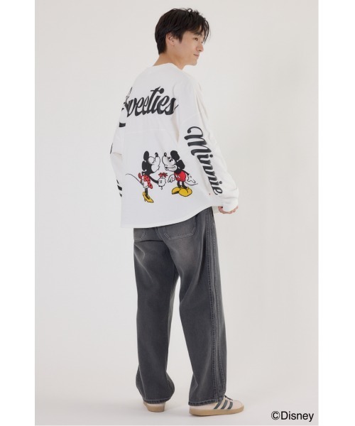 RODEO CROWNS WIDE BOWL(ロデオクラウンズワイドボウル)の「(Disney)ロングスリーブトップス(Tシャツ/カットソー・レディース・ブラウン/ブラック/ライトピンク/オフホワイト・MEDIUM/LARGE)」の21枚目の写真