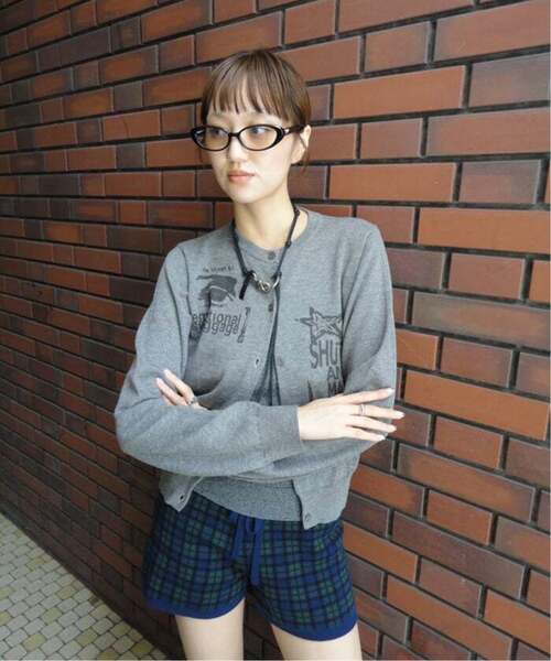 Oriens JOURNAL STANDARD（オリエンス ジャーナルスタンダード）の「《追加》グラフィックカーディガン（カーディガン/ボレロ・レディース・グレー・FREE）」の4枚目の写真