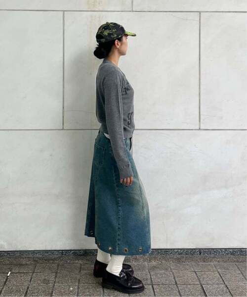 Oriens JOURNAL STANDARD（オリエンス ジャーナルスタンダード）の「《追加》グラフィックカーディガン（カーディガン/ボレロ・レディース・グレー・FREE）」の7枚目の写真