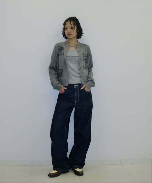 Oriens JOURNAL STANDARD（オリエンス ジャーナルスタンダード）の「《追加》グラフィックカーディガン（カーディガン/ボレロ・レディース・グレー・FREE）」の8枚目の写真