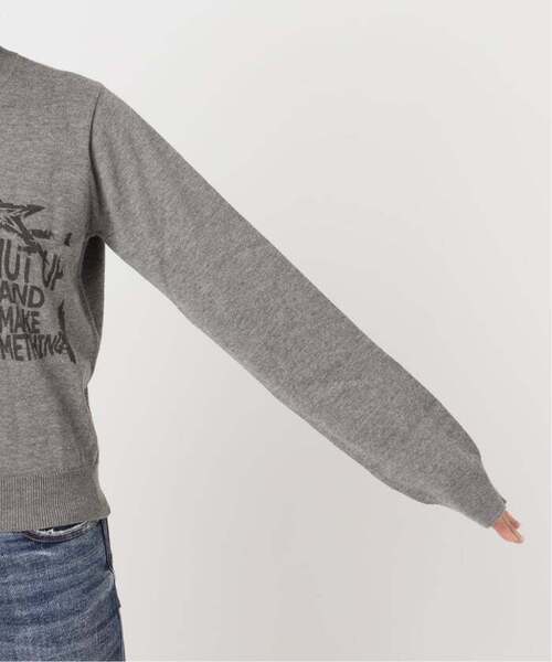 Oriens JOURNAL STANDARD（オリエンス ジャーナルスタンダード）の「《追加》グラフィックカーディガン（カーディガン/ボレロ・レディース・グレー・FREE）」の6枚目の写真