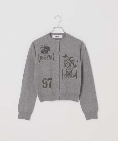 Oriens JOURNAL STANDARD（オリエンス ジャーナルスタンダード）の「《追加》グラフィックカーディガン（カーディガン/ボレロ・レディース・グレー・FREE）」の8枚目の写真