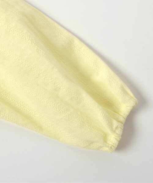 Boribon（ボリボン）の「チューリップ刺繍ノーカラーブラウス（シャツ/ブラウス・キッズ・イエロー/オフホワイト・80/90/100/110/120）」の12枚目の写真