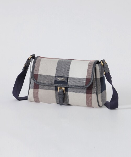 BLUE LABEL CRESTBRIDGE(ブルーレーベルクレストブリッジ)の「クレストブリッジチェックキャンバスかぶせショルダー(ショルダーバッグ・レディース・ベージュ系その他/レッド・FREE)」の2枚目の写真