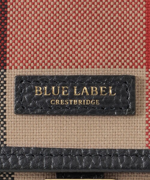 BLUE LABEL CRESTBRIDGE(ブルーレーベルクレストブリッジ)の「クレストブリッジチェックキャンバスかぶせショルダー(ショルダーバッグ・レディース・ベージュ系その他/レッド・FREE)」の8枚目の写真