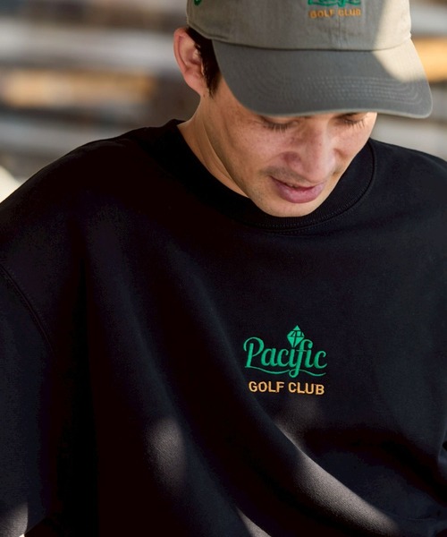 Pacific GOLF CLUB(パシフィックゴルフクラブ)の「TANGRAM×PGC CREW SWEAT(スウェット・メンズ・ブラック/グレー・L/XL)」の5枚目の写真