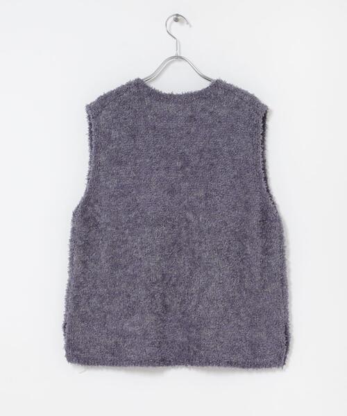 ITEMS URBANRESEARCH(アイテムズ アーバンリサーチ)の「リボンヤーンベスト(ニット/セーター・レディース・ブラック/チャコールグレー/オフホワイト・FREE)」の17枚目の写真