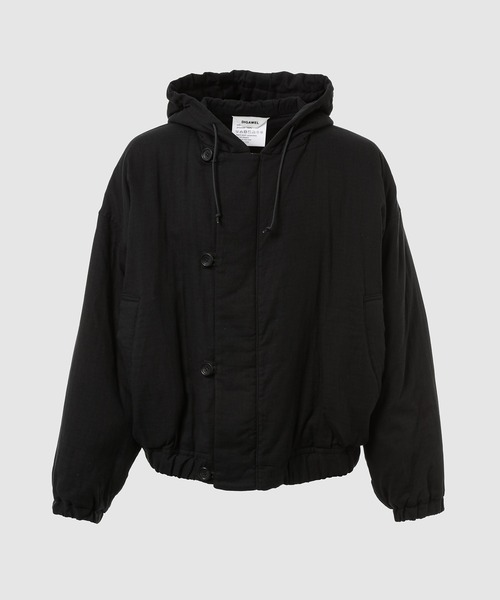 DIGAWEL(ディガウェル)の「Gauze blouson(ブルゾン・メンズ・ブラック/ホワイト・2)」の2枚目の写真