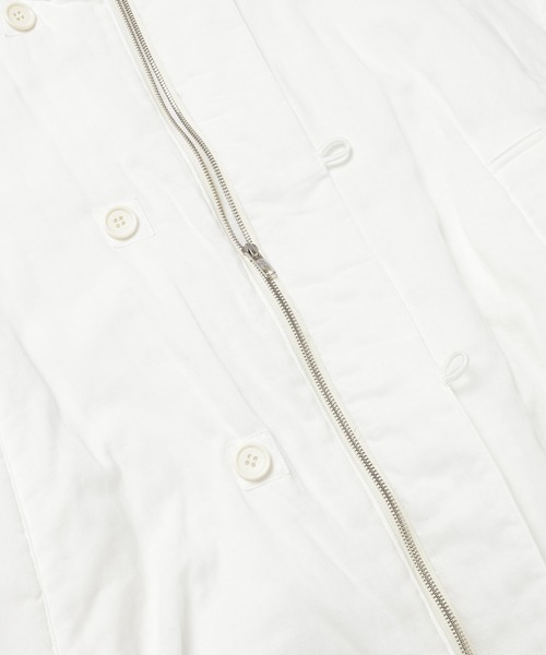 DIGAWEL(ディガウェル)の「Gauze blouson(ブルゾン・メンズ・ブラック/ホワイト・2)」の10枚目の写真