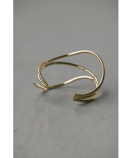 STYLEMIXER（スタイルミキサー）の「ウェーブバングル（バングル/リストバンド・レディース・ゴールド/シルバー・FREE）」の13枚目の写真