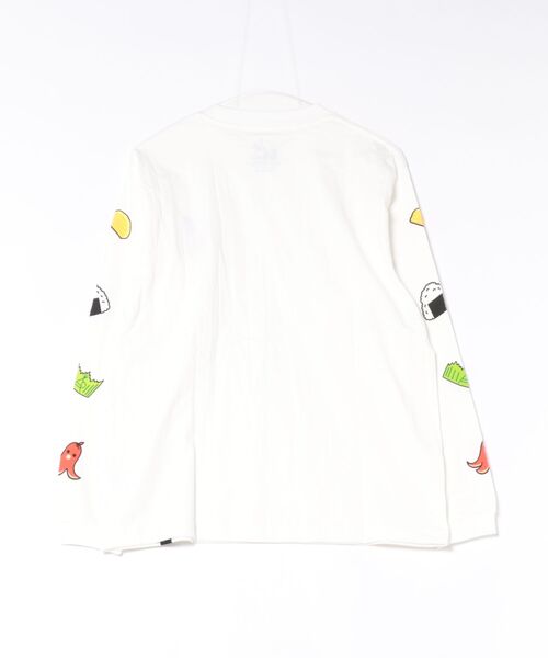 go slow caravan(ゴースローキャラバン)の「USA/C お弁当柄 ロングスリーブ TEE(Tシャツ/カットソー・メンズ・ホワイト/ネイビー/イエロー・LARGE/MEDIUM/X-LARGE)」の17枚目の写真