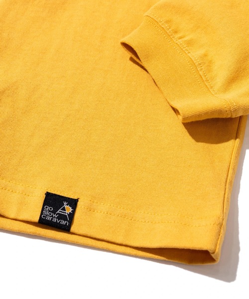 go slow caravan(ゴースローキャラバン)の「USA/C お弁当柄 ロングスリーブ TEE(Tシャツ/カットソー・メンズ・ホワイト/ネイビー/イエロー・LARGE/MEDIUM/X-LARGE)」の9枚目の写真