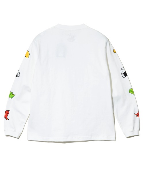 go slow caravan(ゴースローキャラバン)の「USA/C お弁当柄 ロングスリーブ TEE(Tシャツ/カットソー・メンズ・ホワイト/ネイビー/イエロー・LARGE/MEDIUM/X-LARGE)」の14枚目の写真