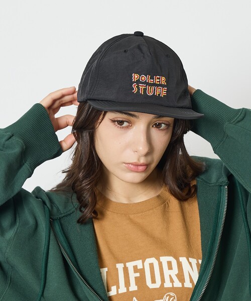 POLeR(ポーラー)の「【POLER / ポーラー】フェスティバル STUFF ナイロンキャップ / ユニセックス(キャップ・メンズ・グリーン/ブラック/ホワイト・フリー)」の2枚目の写真
