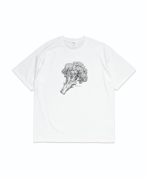 Knuu(ヌウ)の「Broccoli T-Shirt(Tシャツ/カットソー・メンズ・ブラック/ホワイト・SMALL/MEDIUM/LARGE/X-LARGE)」の2枚目の写真
