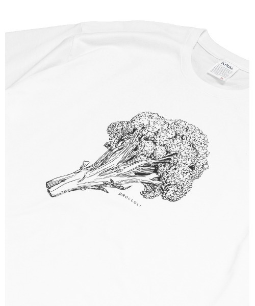 Knuu(ヌウ)の「Broccoli T-Shirt(Tシャツ/カットソー・メンズ・ブラック/ホワイト・SMALL/MEDIUM/LARGE/X-LARGE)」の3枚目の写真