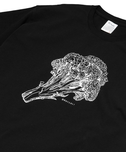 Knuu(ヌウ)の「Broccoli T-Shirt(Tシャツ/カットソー・メンズ・ブラック/ホワイト・SMALL/MEDIUM/LARGE/X-LARGE)」の4枚目の写真