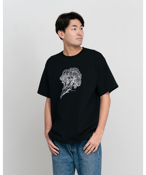 Knuu(ヌウ)の「Broccoli T-Shirt(Tシャツ/カットソー・メンズ・ブラック/ホワイト・SMALL/MEDIUM/LARGE/X-LARGE)」の6枚目の写真