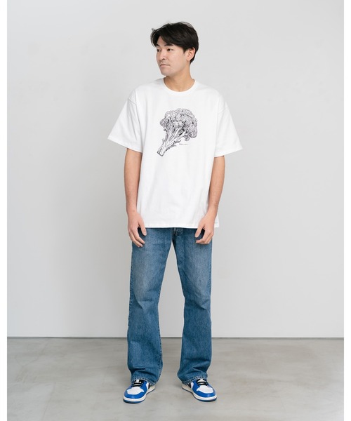 Knuu(ヌウ)の「Broccoli T-Shirt(Tシャツ/カットソー・メンズ・ブラック/ホワイト・SMALL/MEDIUM/LARGE/X-LARGE)」の7枚目の写真