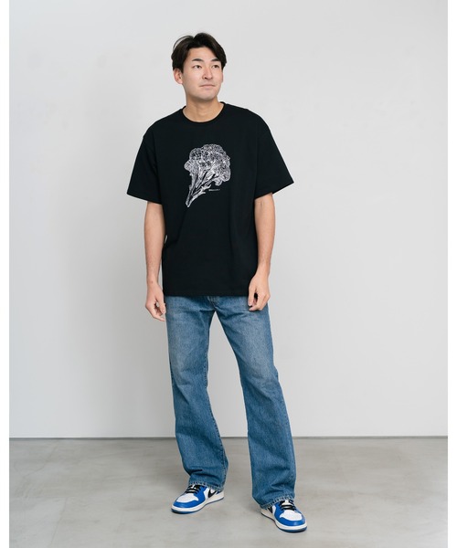 Knuu(ヌウ)の「Broccoli T-Shirt(Tシャツ/カットソー・メンズ・ブラック/ホワイト・SMALL/MEDIUM/LARGE/X-LARGE)」の8枚目の写真
