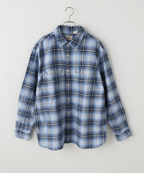 Levi's(リーバイス)の「【LEVI'S/リーバイス】 JACKSON WORKER(シャツ/ブラウス・レディース・ブラック/ブルー・LARGE)」の2枚目の写真