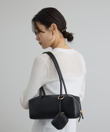SALON adam et rope' | ミニポーチ付きスプリットレザーワイドバッグ / 追加(ショルダーバッグ)