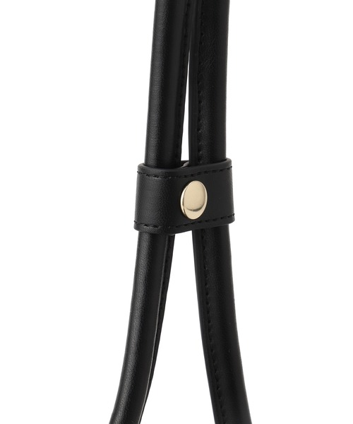 SALON adam et rope'(サロン アダム エ ロペ)の「ミニポーチ付きスプリットレザーワイドバッグ / 追加(ショルダーバッグ・レディース・ブラック/ベージュ系その他・FREE)」の6枚目の写真