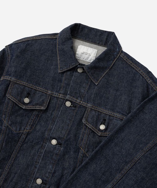 Saturdays NYC（サタデーズ ニューヨークシティ ）の「Emil Denim Jacket（デニムジャケット・メンズ・ネイビー・S/M/L/XL）」の15枚目の写真
