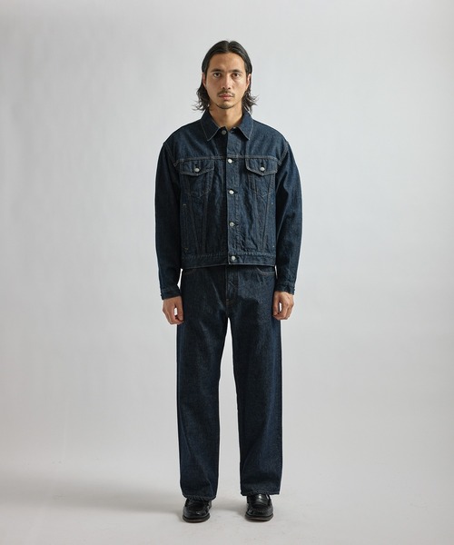 Saturdays NYC（サタデーズ ニューヨークシティ ）の「Emil Denim Jacket（デニムジャケット・メンズ・ネイビー・S/M/L/XL）」の4枚目の写真