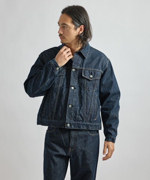 Saturdays NYC（サタデーズ ニューヨークシティ ）の「Emil Denim Jacket（デニムジャケット・メンズ・ネイビー・S/M/L/XL）」の3枚目の写真