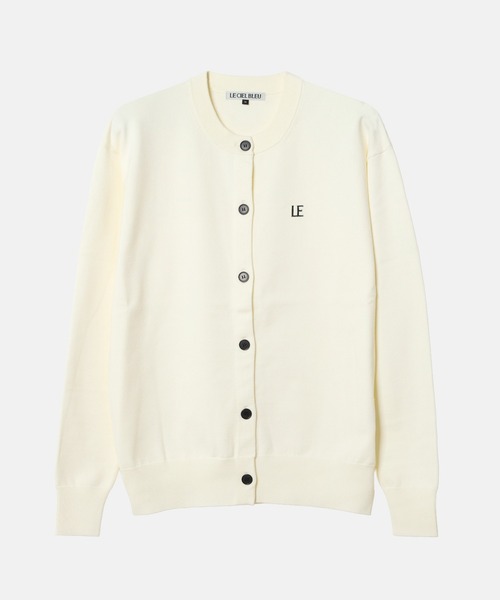 LE CIEL BLEU（ルシェルブルー）の「LEエンブロイダリーカーディガン / LE embroidery Cardigan（カーディガン/ボレロ・レディース・グレー/ブラック・36）」の8枚目の写真