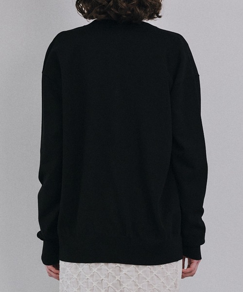 LE CIEL BLEU（ルシェルブルー）の「LEエンブロイダリーカーディガン / LE embroidery Cardigan（カーディガン/ボレロ・レディース・グレー/ブラック・36）」の15枚目の写真