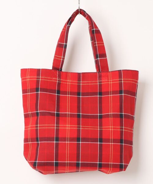Barbour(バブアー)の「【Barbour】barbour mini telfield tartan tote bag / UBA0764(トートバッグ・メンズ・グリーン系1・FREE)」の2枚目の写真