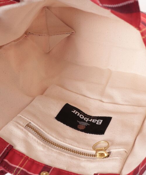 Barbour(バブアー)の「【Barbour】barbour mini telfield tartan tote bag / UBA0764(トートバッグ・メンズ・グリーン系1・FREE)」の4枚目の写真